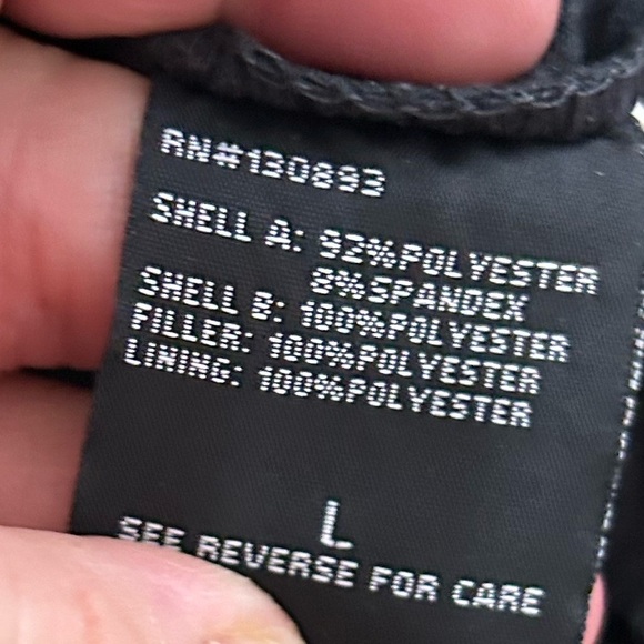 New Balance Quilted Puffer Full Jacket Black and Gray Mens • Used • Size: Large - Picture 6 of 6